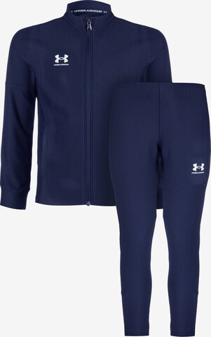 Completo per l'allenamento 'Challenger' di UNDER ARMOUR in blu: frontale