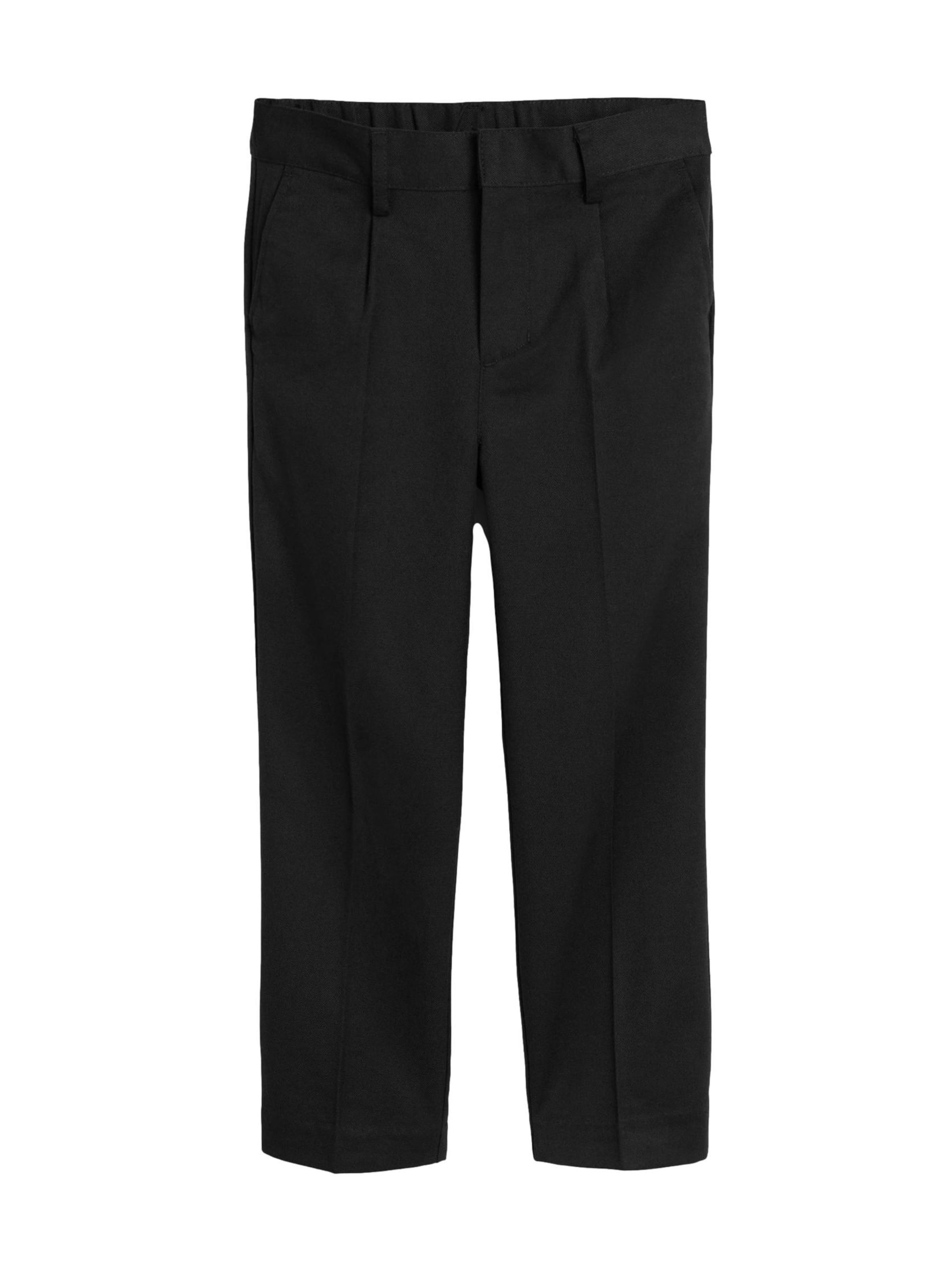 Next Regular Trousers in Black: front