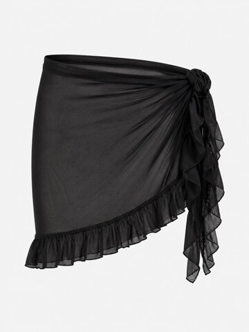 BREEZERA Skirt 'Pareo' in Black: front