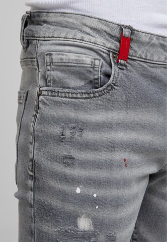 2Y Premium Slimfit Jeans 'Julio' in Grau
