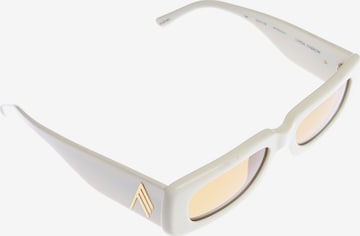 The Attico Sonnenbrille One Size in Weiß: Vorderseite