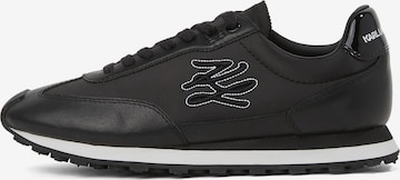 Karl Lagerfeld Matalavartiset tennarit 'Sonar' värissä musta: etupuoli