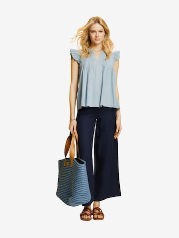 ESPRIT Bluse in Blau