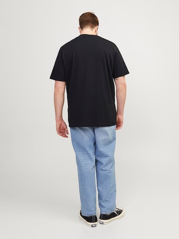 Jack & Jones Plus T-Shirt 'JJECorp' in Schwarz