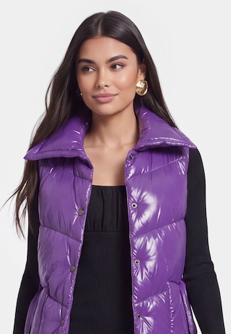 faina - Colete em roxo