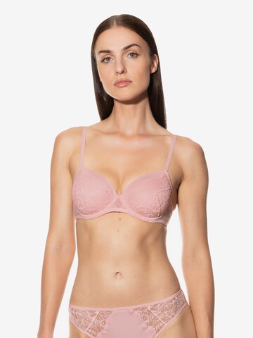 Soutien-gorge Mey en rose : devant