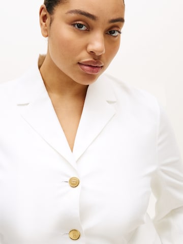 Tommy Hilfiger Curve Blazer i hvid