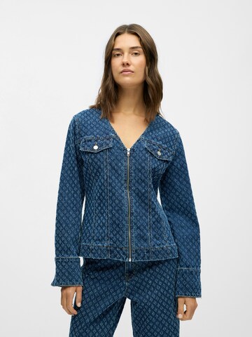 OBJECT Tussenjas 'OBJLUNA' in Blauw: voorkant