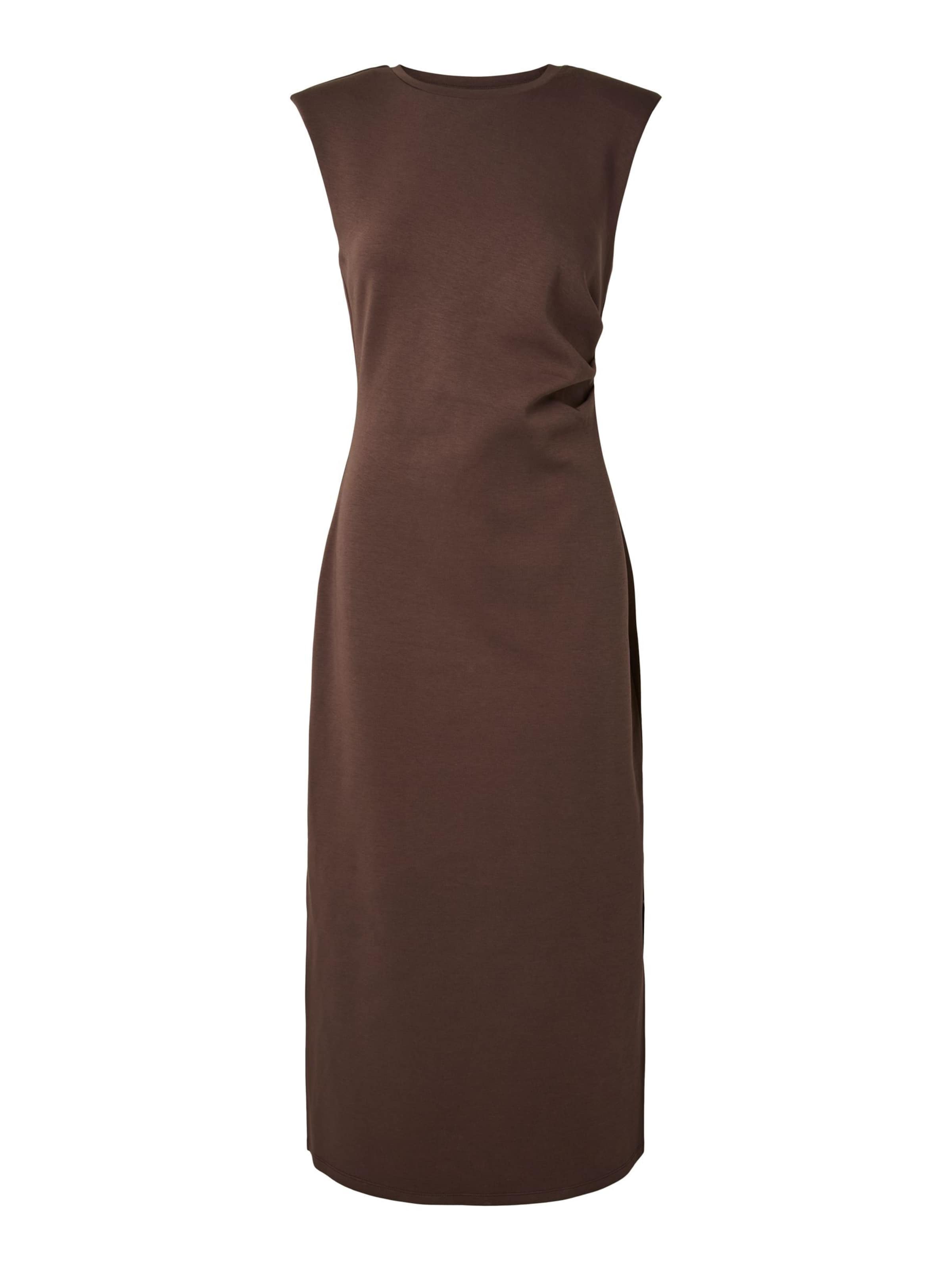 YAS Dress 'YASPINA' in Brown: front
