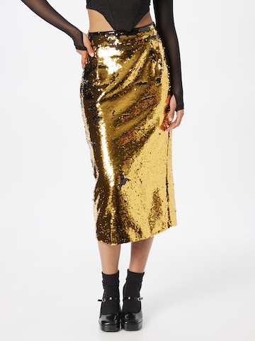 Copenhagen Muse Skirt in Gold: front