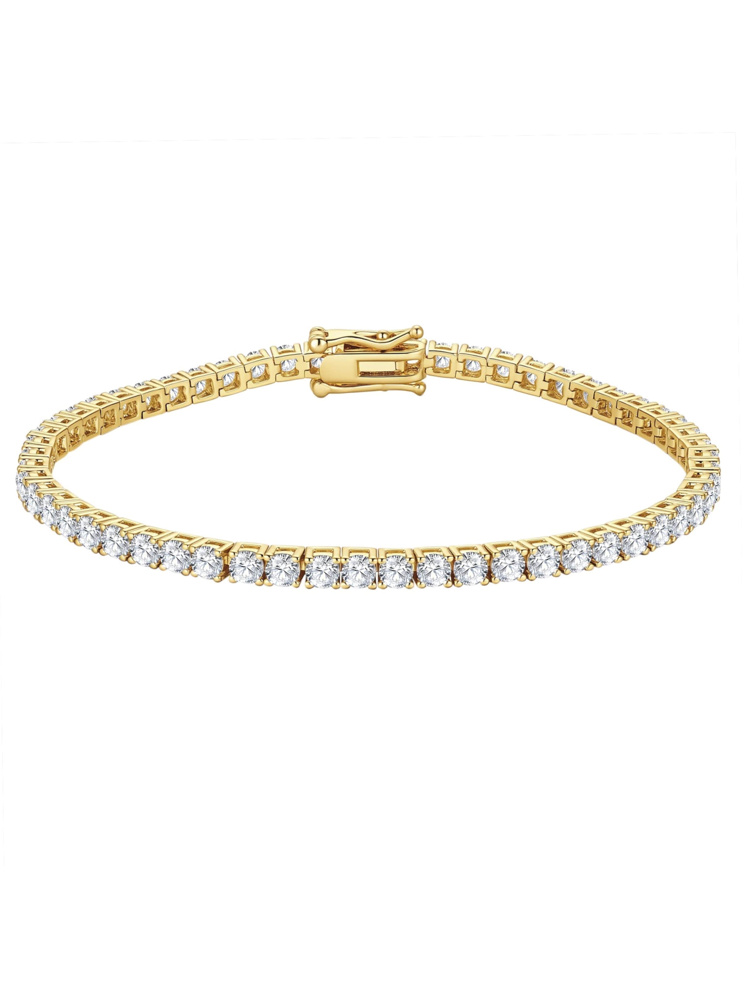 Lulu & Jane Armband in 19 in goldgelb, Produktansicht