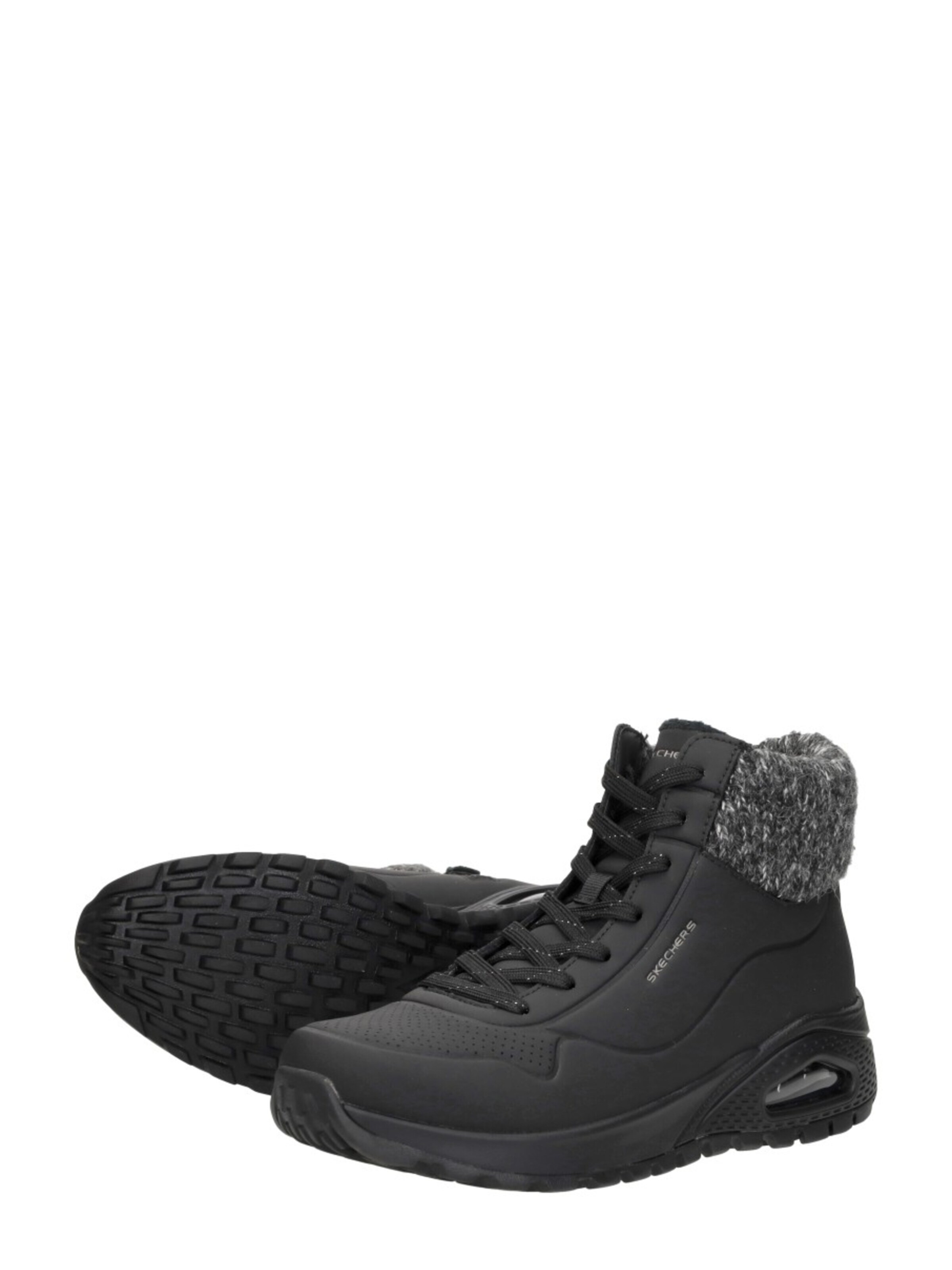 SKECHERS Sneakers laag 'Uno Rugged - Darling Days' in Zwart