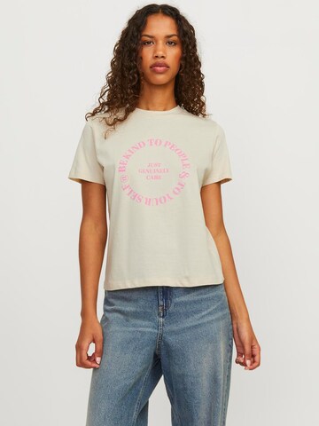 JJXX T-Shirt 'JXJulie' in Beige: Vorderseite