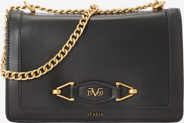 Borsa a tracolla di 19V69 ITALIA in nero: frontale