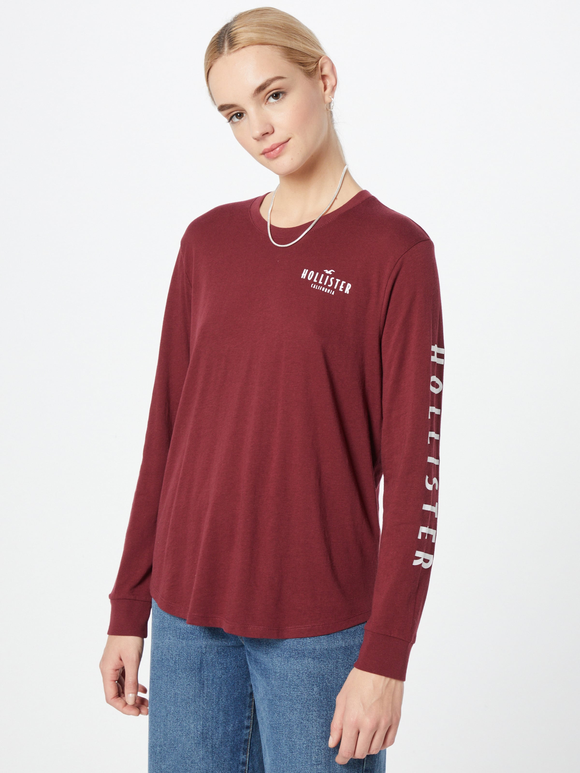 HOLLISTER Camiseta en Rojo ABOUT YOU