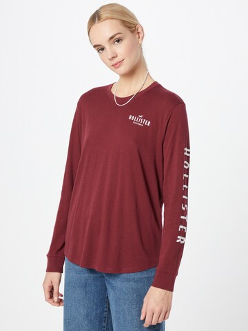 HOLLISTER Shirt in Rood: voorkant