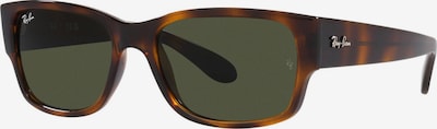 Ray-Ban Sonnenbrille '0RB438855601/71' in braun / cognac / dunkelgrün, Produktansicht