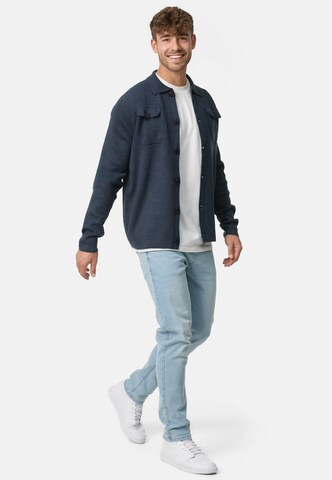 JEFF Gebreid vest 'Bradshaw' in Blauw