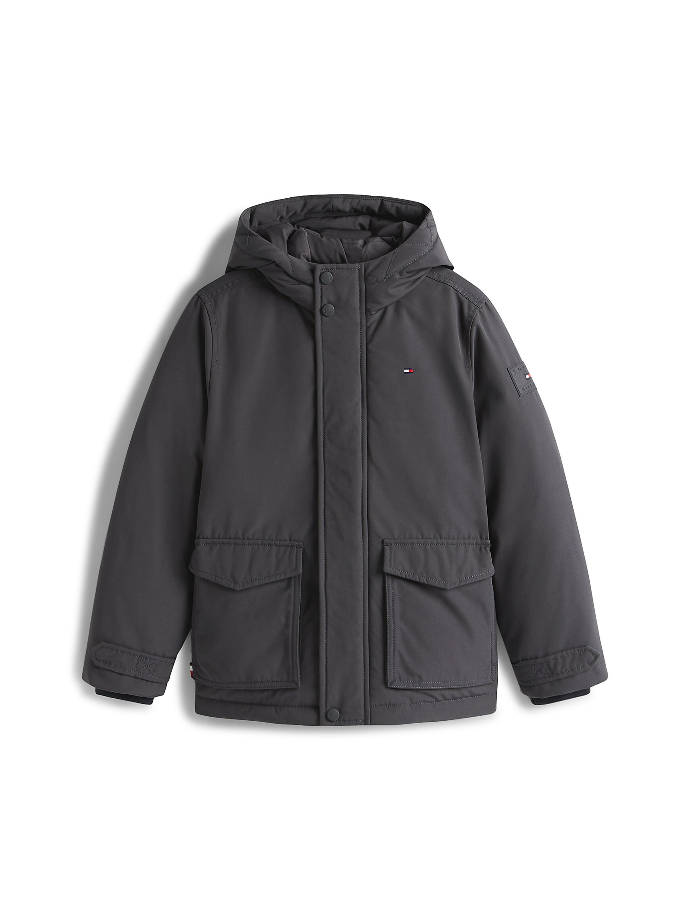 TOMMY HILFIGER Jacke in Grau: Vorderseite