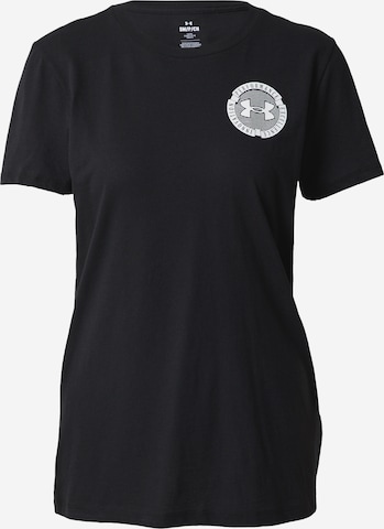 UNDER ARMOUR Λειτουργικό μπλουζάκι 'Coliate Varsity' σε μαύρο: μπροστά
