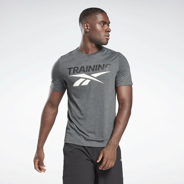 Reebok Loose fit Performance Shirt in Grey: front