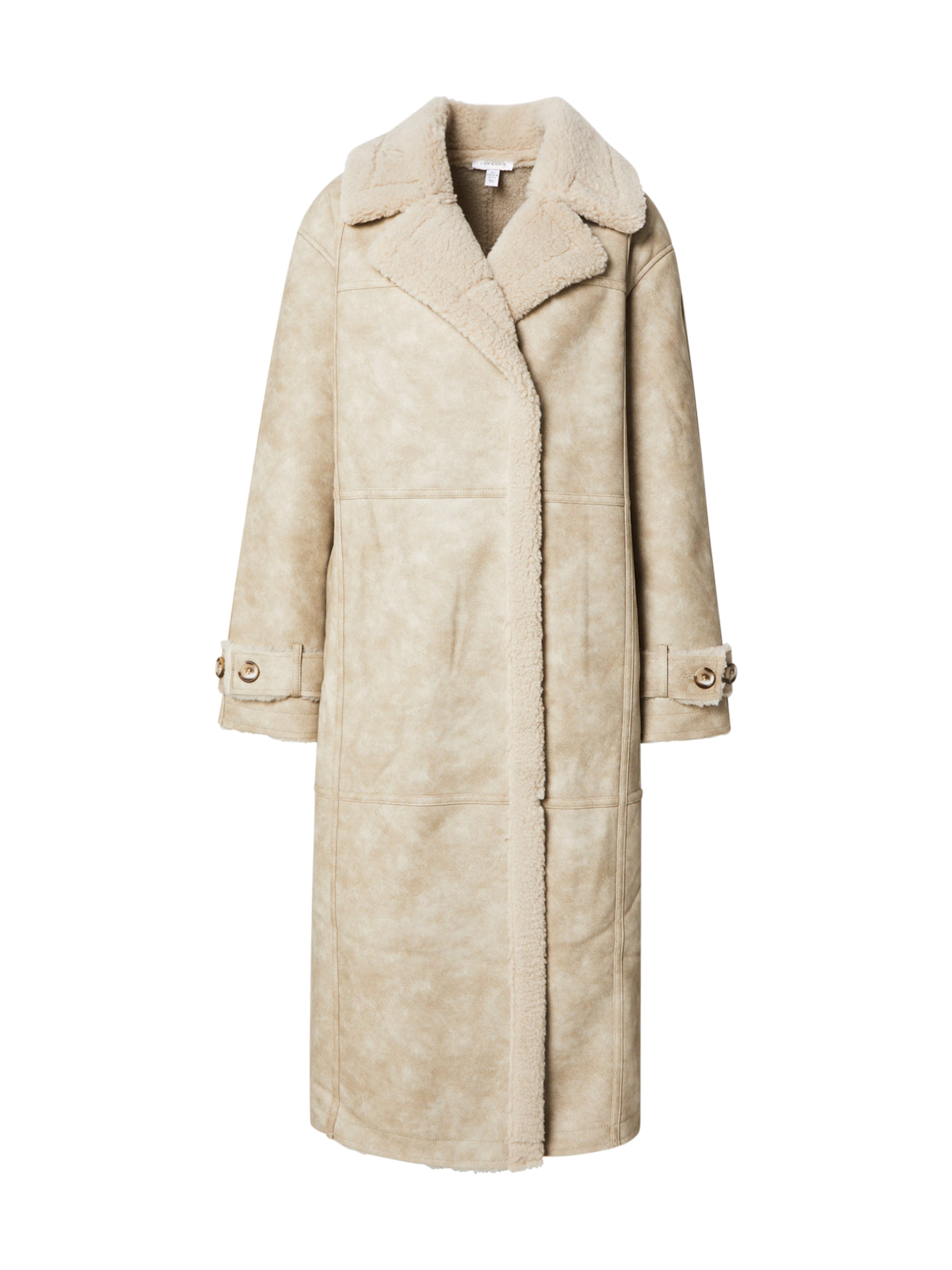 Cappotto invernale di TOPSHOP in beige: frontale
