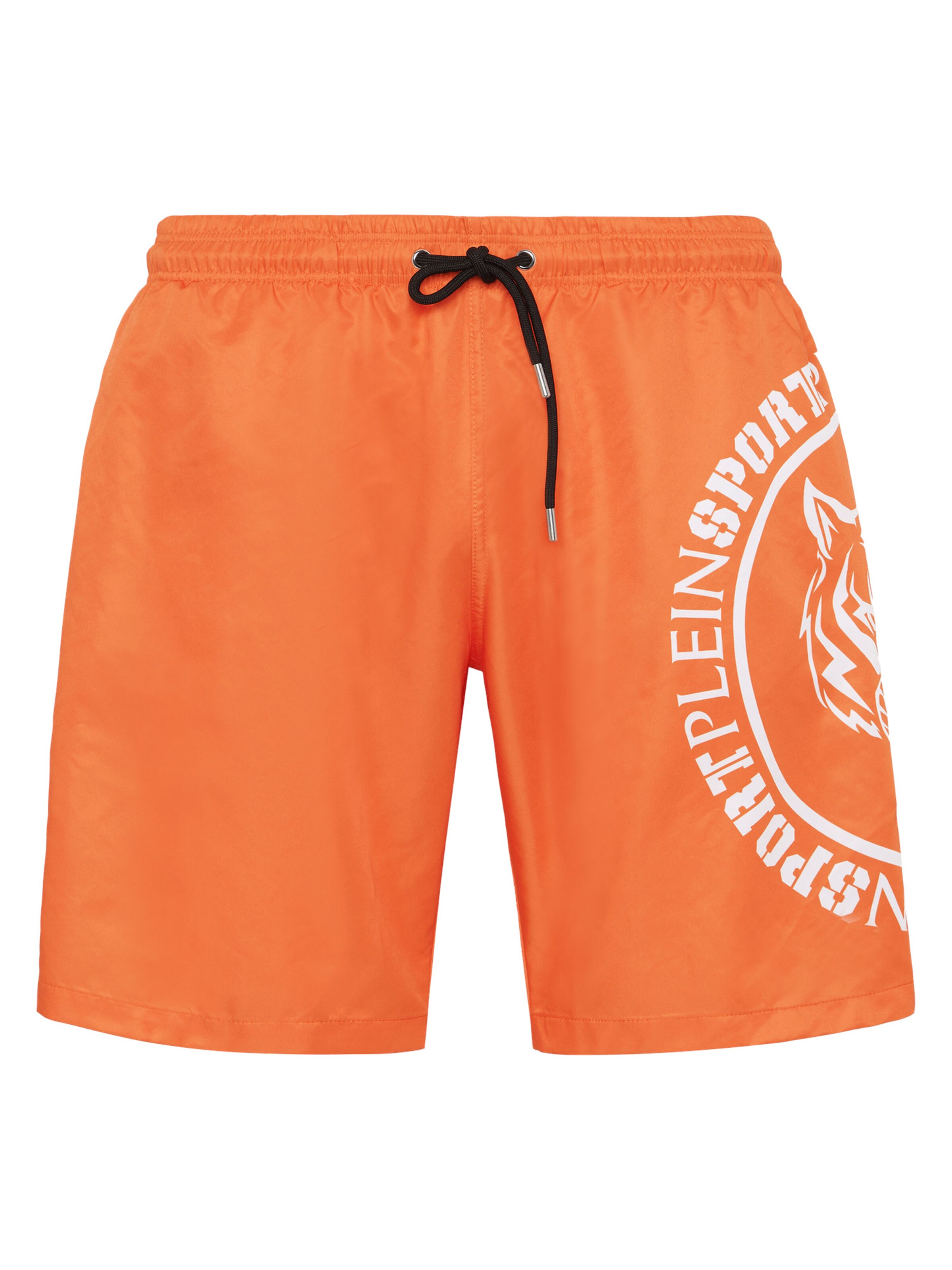Plein Sport Zwemshorts 'Carbon Tiger' in Oranje: voorkant