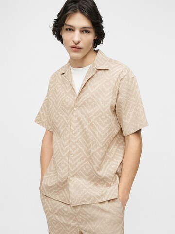 JACK & JONES Regular fit Button Up Shirt 'JJMILO' in Grey