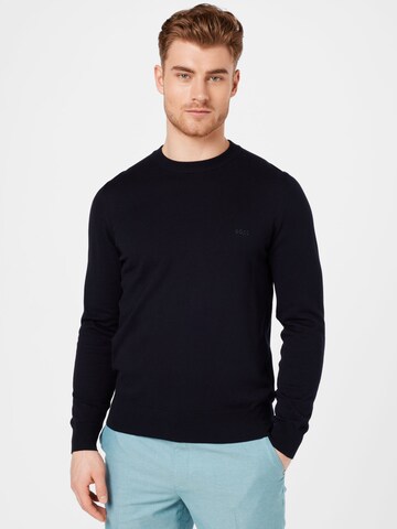 BOSS Pullover 'Pacas' in Blau: Vorderseite