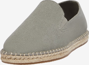 Pull&Bear Espadrilles in Groen: voorkant