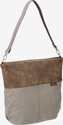 ZWEI Handbag ' Olli ' in Beige: front
