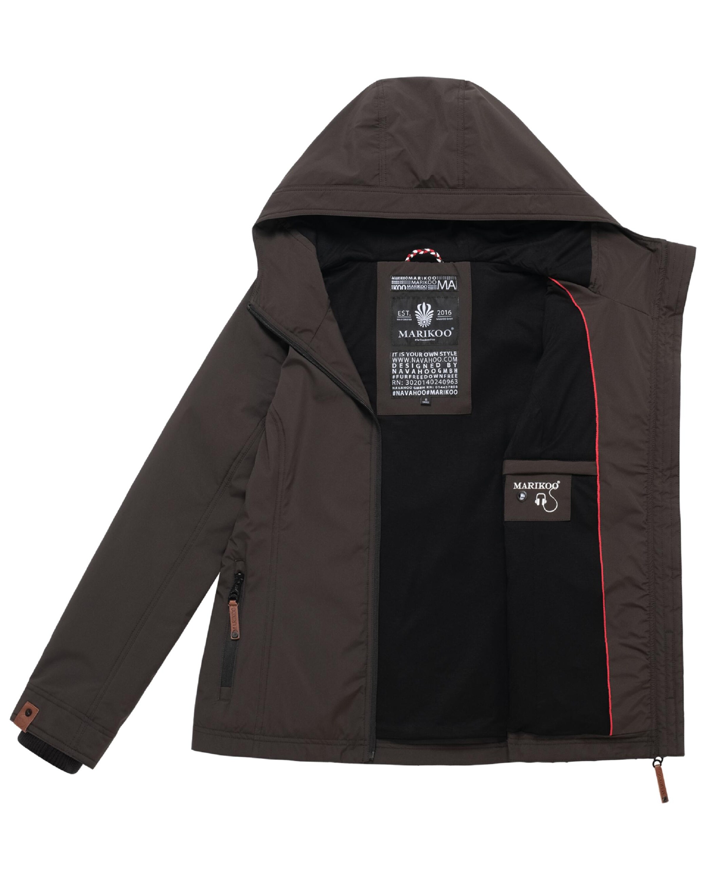 MARIKOO Tussenjas 'Brombeere' in Bruin