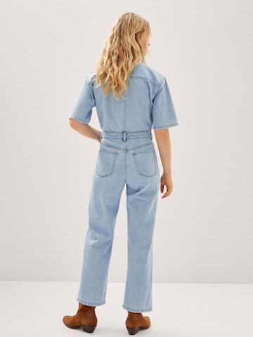 MANGO Jumpsuit 'Anne' in Blue