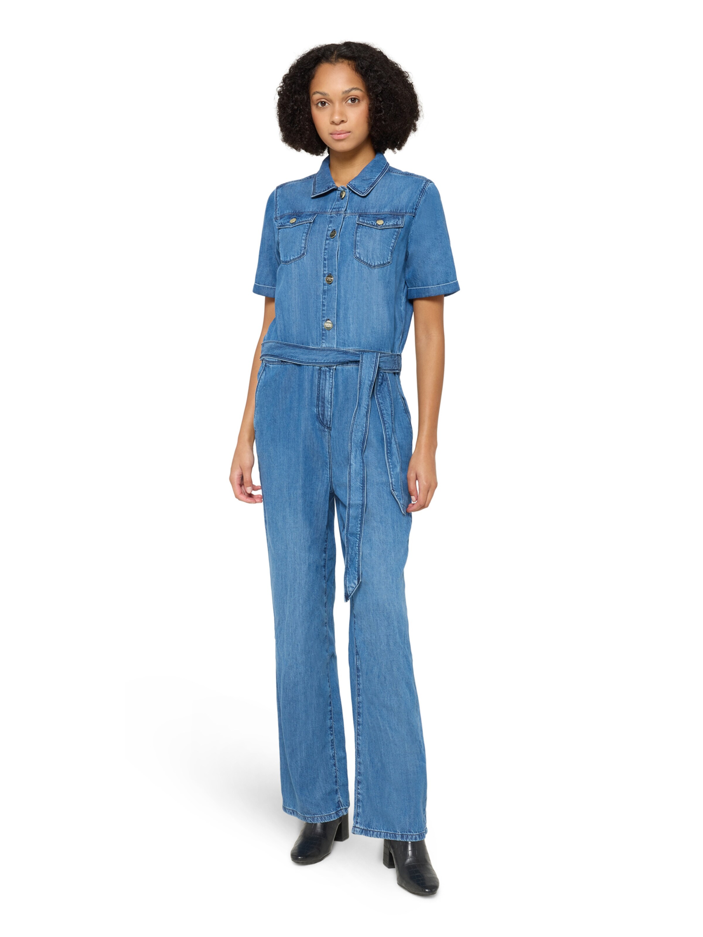 Combinaison Cartoon en bleu : devant