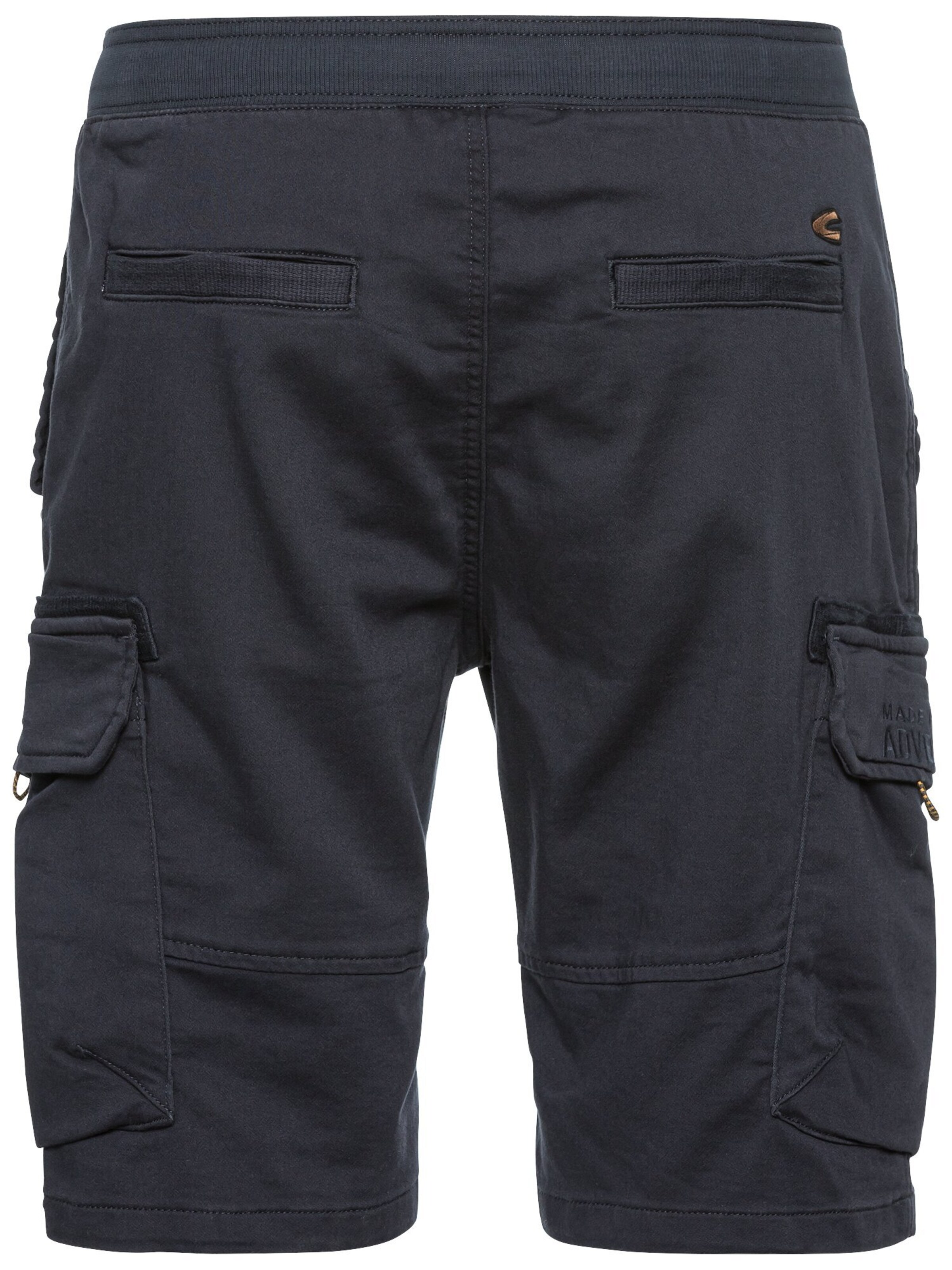 CAMEL ACTIVE Regular Elastische Cargo Shorts in Blau