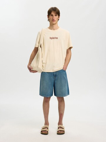 SELECTED Shirt in Beige