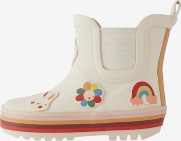 Bottes en caoutchouc Next en beige : devant