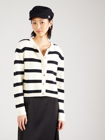 b.young Cardigan 'MOCCA' i hvid: forside