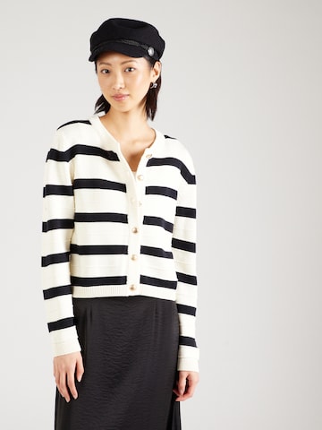 b.young Knit Cardigan 'MOCCA' in White: front