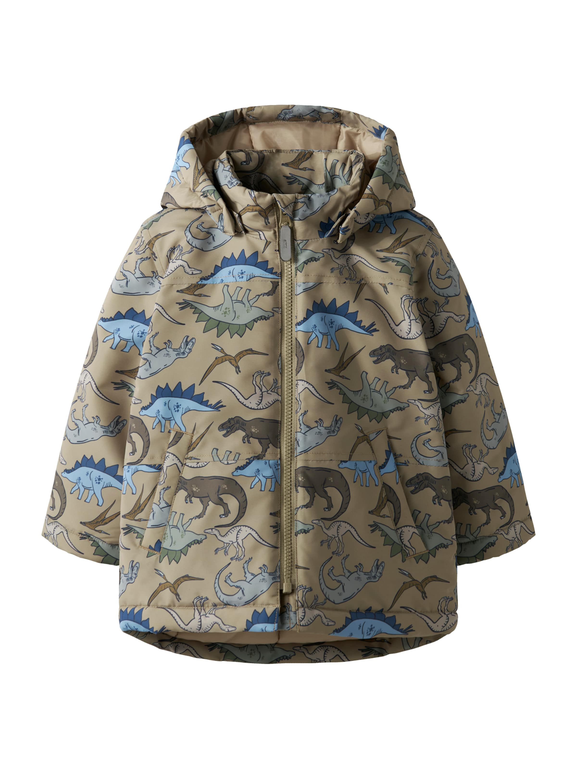 NAME IT Демисезонная куртка 'NMMMax' в Бежевый: спереди