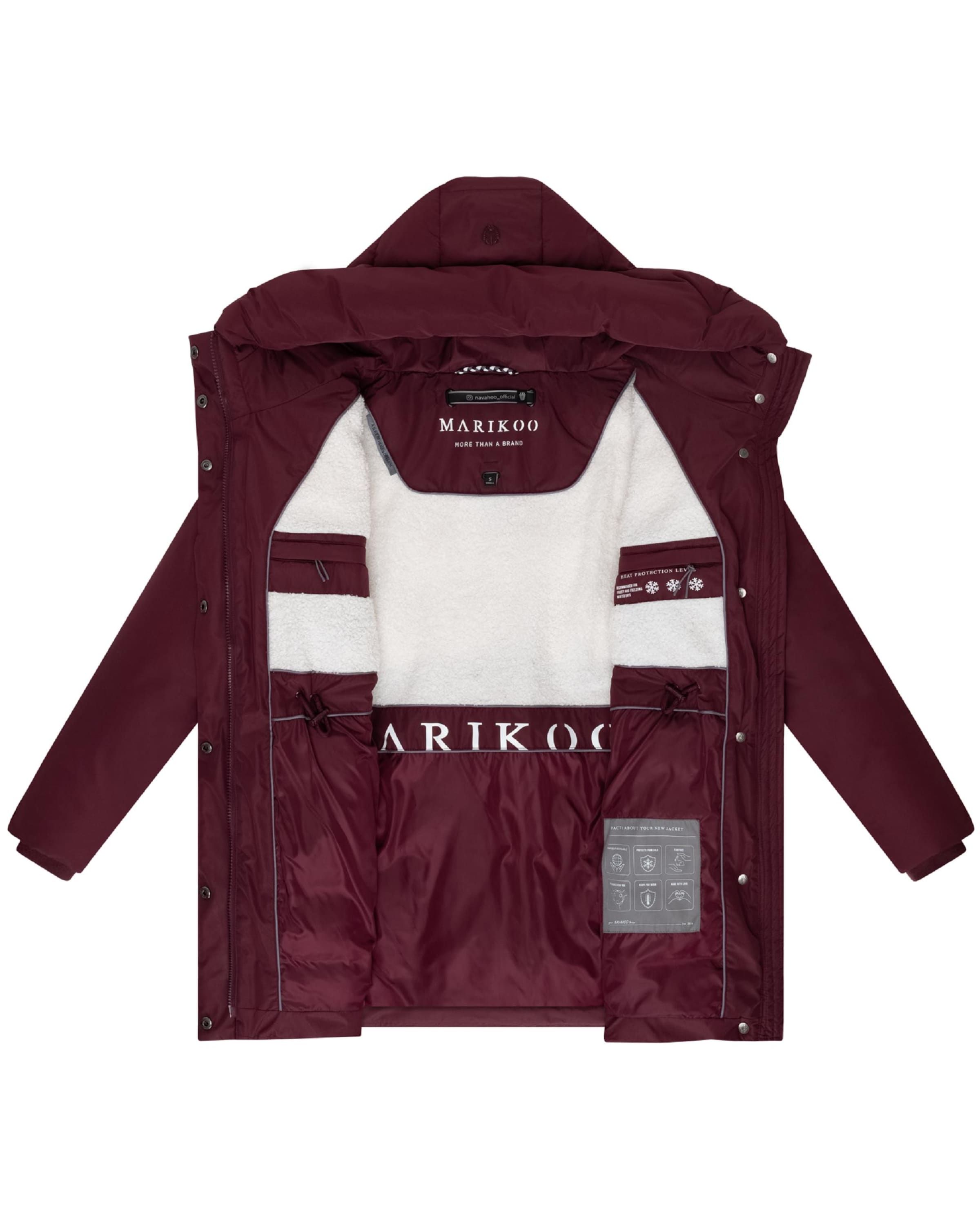 MARIKOO Χειμερινό παλτό 'Delilah 16' σε κόκκινο