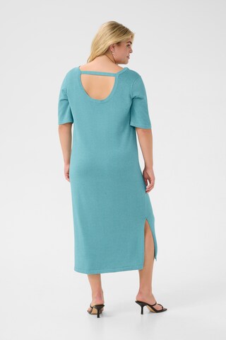 Robes en maille 'Regitta' KAFFE CURVE en bleu