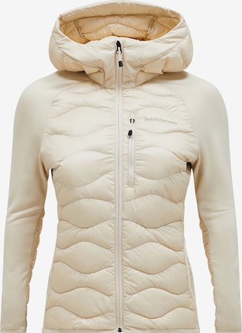 Veste outdoor 'Helium' PEAK PERFORMANCE en beige : devant