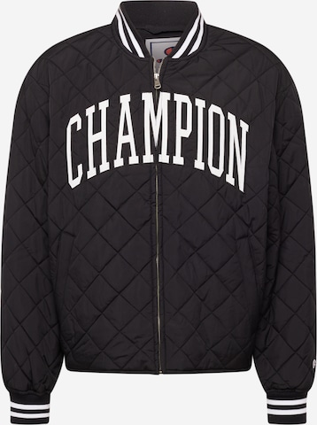 Champion Authentic Athletic Apparel Átmeneti dzseki - fekete: elől