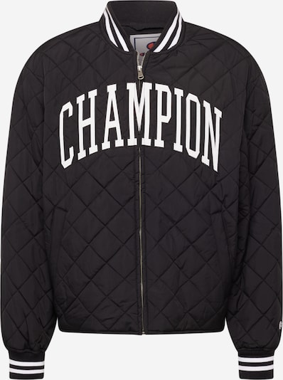 Champion Authentic Athletic Apparel Veste mi-saison en noir / blanc, Vue avec produit