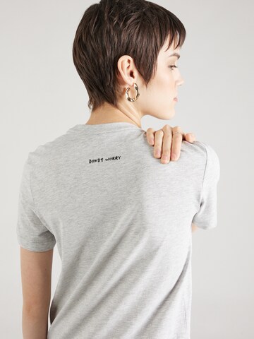 T-shirt 'FOODIE' ONLY en gris