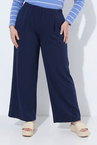 Ulla Popken Loosefit Jogginghose in Blau