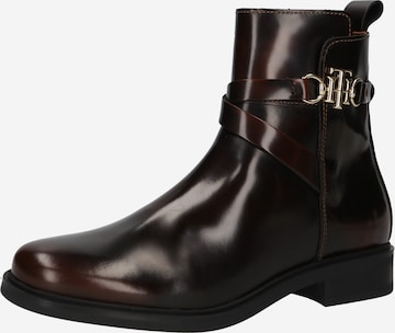 TOMMY HILFIGER Ankelboots i brun: framsida