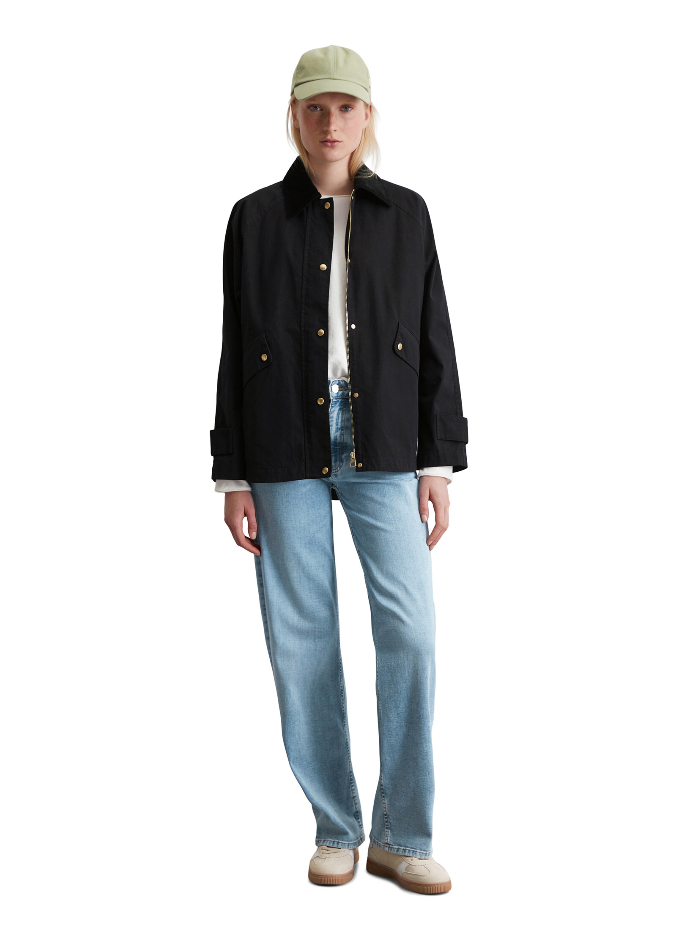 Marc O'Polo Between-season jacket 'Vintage-Vibe' in Black