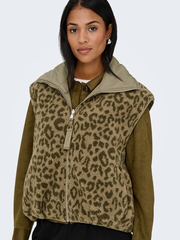 Gilet 'ONLSIF' ONLY en vert : devant